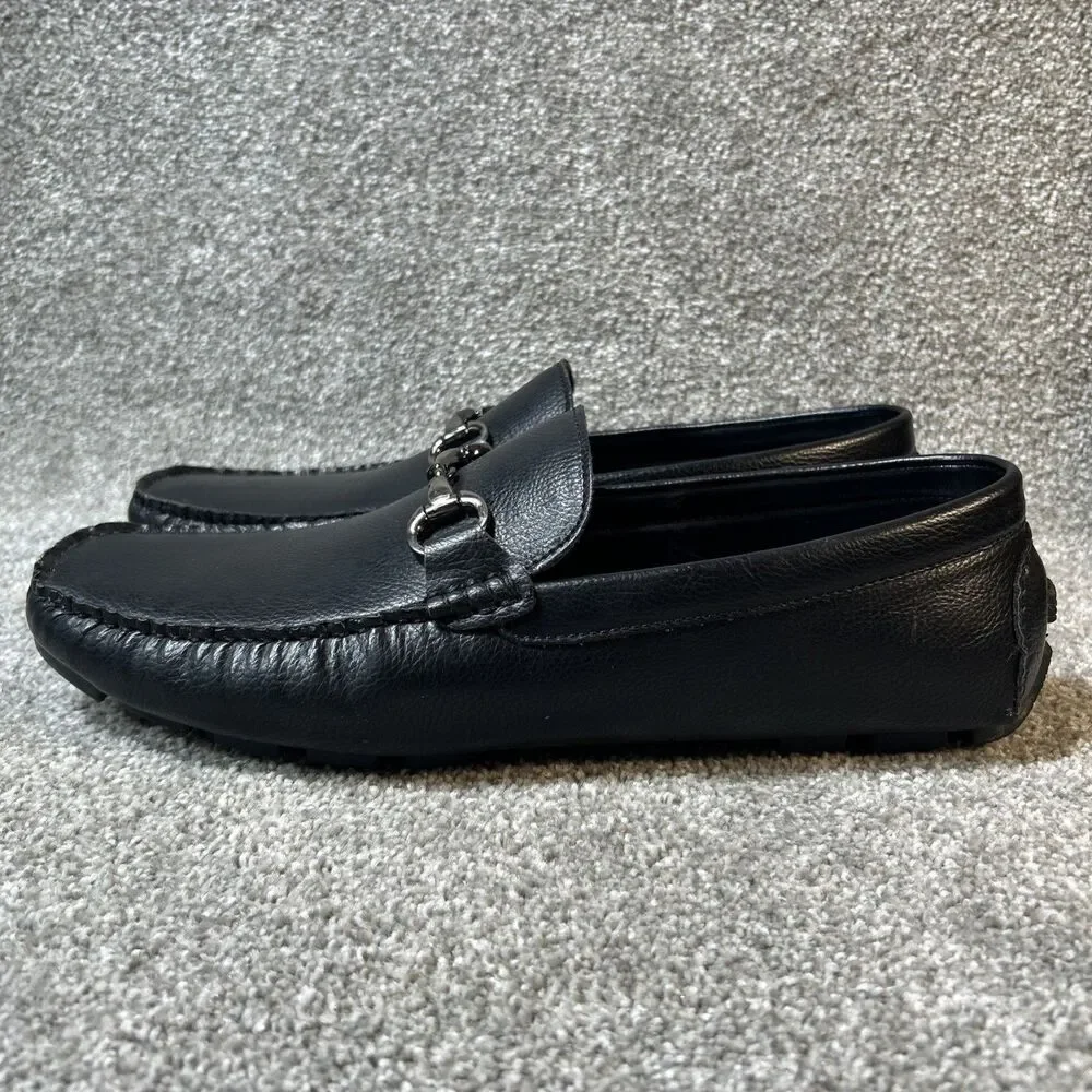 Kenneth Cole Unlisted Men's Black Loafer Shoes Size 11M Reward Urself Slip On